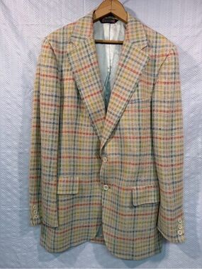 Austin Reed Classic Multicolor Plaid Blazer - Lightweight Men's Sport Coat